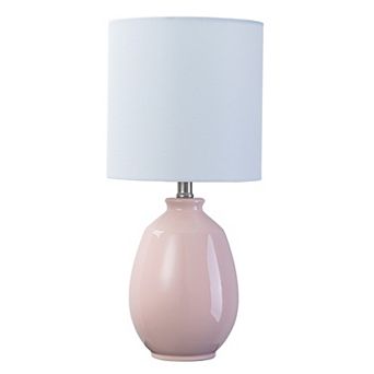 C Cattleya 19-Inch Ceramic Table Lamp with Shade