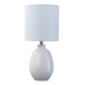 C Cattleya 19-Inch Ceramic Table Lamp with Shade