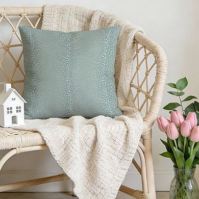 Blue Antelope Decorative Throw Pillow, 18" Pillow Cover Singular