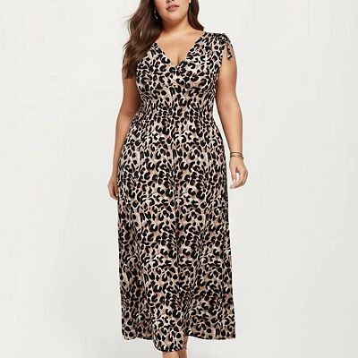 a line flowy maxi dress Flowy A-Line Maxi Dress – Women’s Clothing in Light Olive Frost & Mist / 3XL main image 1