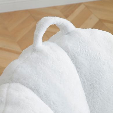 Memory Foam Bean Bag Chair Lazy Sofa with Ottoman for Adults and Kids