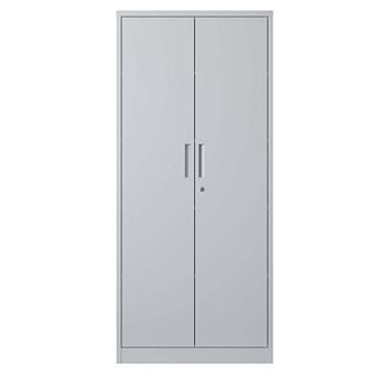 VIYET 71" Metal Office Storage Cabinet - Tall Steel Locking Cabinet with 3 Adjustable Shelves