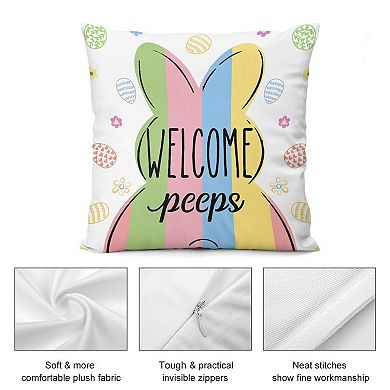 Easter Decorative Throw Pillow，18" pillow cover 4pcs