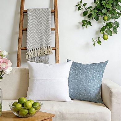 Outdoor Decorative Throw Pillow, 18" Pillow Cover Singular, Blue Dot