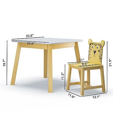 Kids Table and Chair Set - 4 Chairs