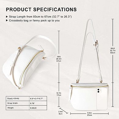 Classic Faux Leather Crossbody Sling Bag Hynes Eagle