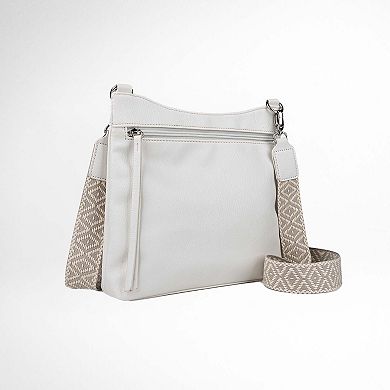 Multi-Pocket Crossbody Bag Dual Strap Hynes Eagle