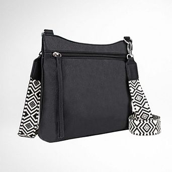 Multi-Pocket Crossbody Bag Dual Strap Hynes Eagle