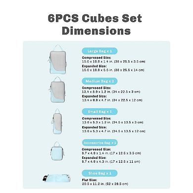 Compression Packing Cubes Set Hynes Eagle