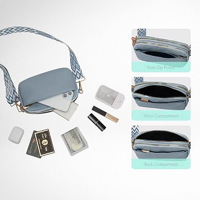 Compact Faux Leather Crossbody Hynes Eagle