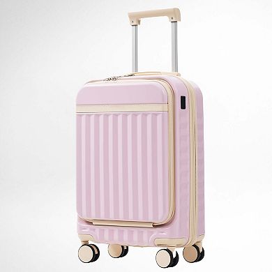 Front-Opening Travel Luggage Set, USB Charging (3-Piece) Hynes Eagle