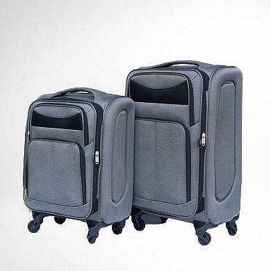 Softside Travel Luggage Set (2-Piece) Hynes Eagle