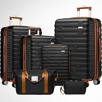 Complete Travel Luggage Set (6 pc Hynes Eagle
