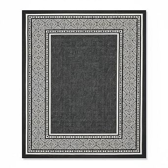 Modern Neutral Washable Area Rug for Living Room Bedroom Dining Office, Non Slip Geometric Carpet