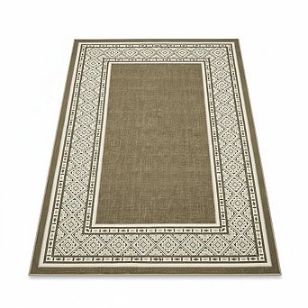 Modern Neutral Washable Area Rug for Living Room Bedroom Dining Office, Non Slip Geometric Carpet