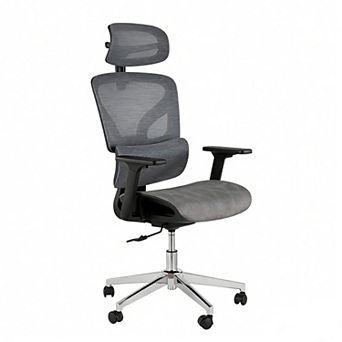 Ergonomic Mesh Office Chair with 4D Armrests & Lumbar Support for Home Office Bedroom