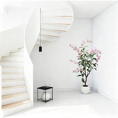 Artificial Jasmine Tree with Pot, Lifelike Faux Tree for Indoor Outdoor Home Office