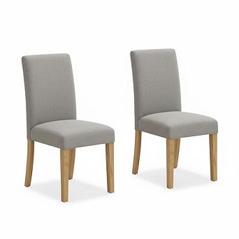 Dining Chairs Set of 2, Modern Upholstered Fabric Chairs for Kitchen Dining Room Bedroom