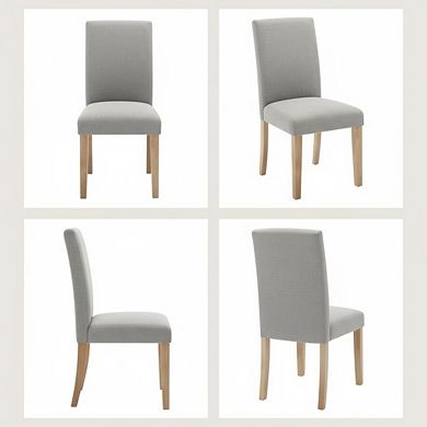 Dining Chairs Set of 2, Modern Upholstered Fabric Chairs for Kitchen Dining Room Bedroom