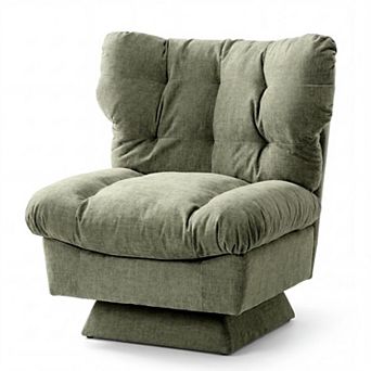 ANIXOL Chenille Swivel Accent Lounge Chair