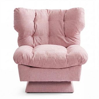 ANIXOL Chenille Swivel Accent Lounge Chair