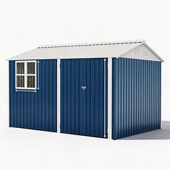 ANIXOL 10x8 FT Outdoor Metal Storage Shed