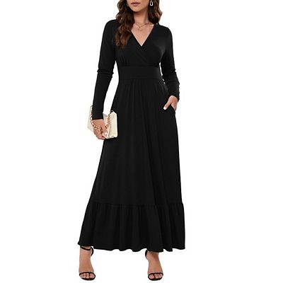 maxi dress with collar neck Linelle Rayon Floral Print Maxi Dress