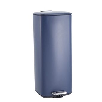 ANIXOL 8-Gallon Square Stainless Steel Trash Can，Foot Pedal