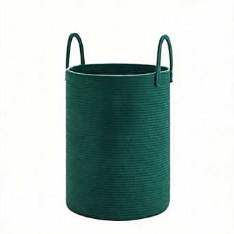 Woven Cotton Rope Hamper for Clothes Storage