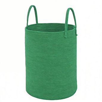 Woven Cotton Rope Laundry Hamper Storage Bin Gift Basket