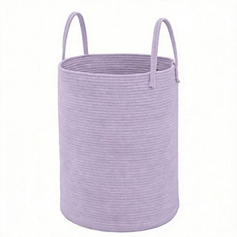 Woven Cotton Rope Laundry Hamper Storage Bin Gift Basket