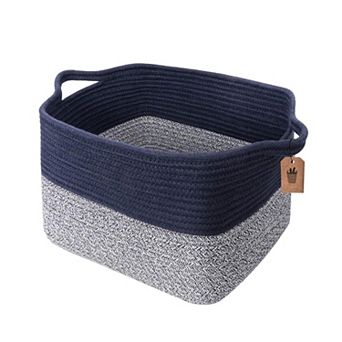 Cube Storage Baskets Woven Closet Organizer Shelf Bins