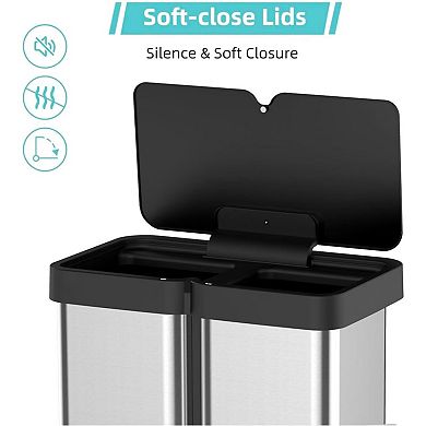 Automatic Motion Sensor Trash Can- Touchless & Smart with Soft - High Quality
