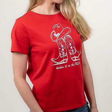 Club 76 Red Kickin' Boots Tee