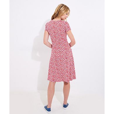 Joe Browns Women's Plus Size Stretch Knit Faux Wrap Dress