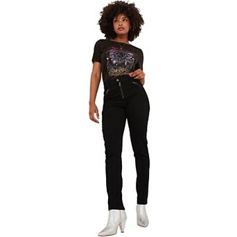 Joe Browns Women's Plus Size Stretch Denim Rocker Skinny Jean