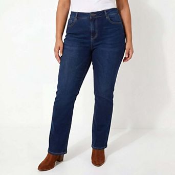 Joe Browns Women's Plus Size Stretch Denim Bootcut Jean