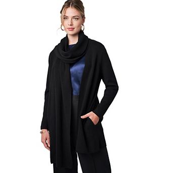 Jessica London Women's Plus Size Wrap Scarf Coatigan