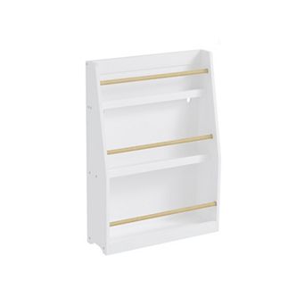 Merax 3 tier Kids Book Shelf,Kids Book Rack, Helps Keep Bedrooms, Playrooms, and Classrooms Organize
