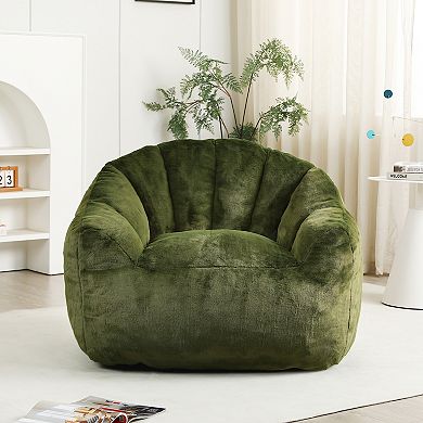 Merax Bean Bag Chair, Bean Bag Sofa Chair with Armrests Stuffed High Density Foam