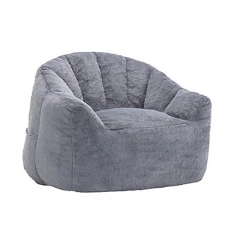 Merax Bean Bag Chair, Bean Bag Sofa Chair with Armrests Stuffed High Density Foam