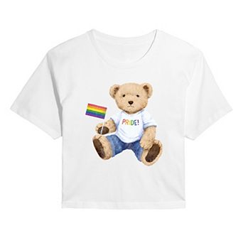 Women's Pride Teddy Bear Cropped Tee
