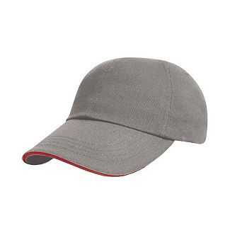 Result Mens Heavy Brushed Cotton Sandwich Peak Baseball Cap