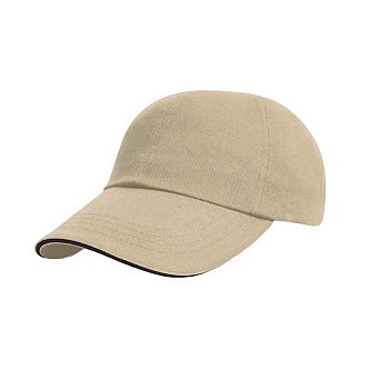 Result Mens Heavy Brushed Cotton Sandwich Peak Baseball Cap