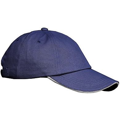 Result Unisex Low Profile Heavy Brushed Cotton Baseball Cap With Sandwich Peak