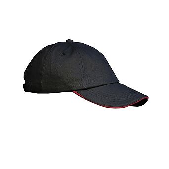 Result Unisex Low Profile Heavy Brushed Cotton Baseball Cap With Sandwich Peak