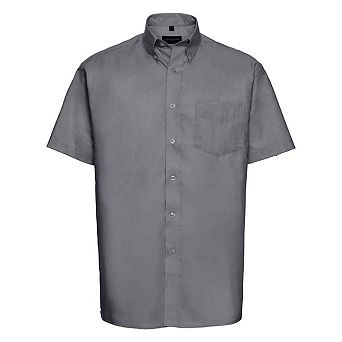 Russell Collection Mens Oxford Formal Shirt