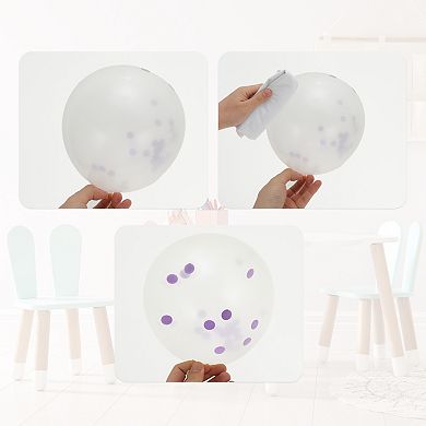 60 Pcs Party Balloons with Ribbon for Party