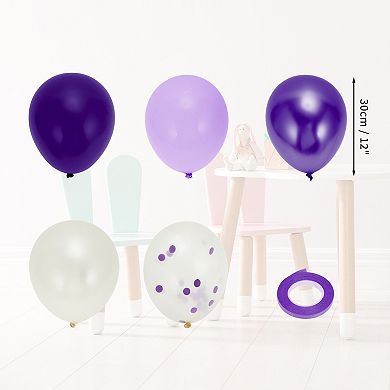 60 Pcs Party Balloons with Ribbon for Party
