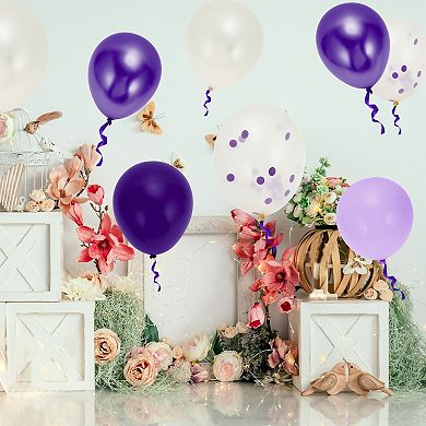 60 Pcs Party Balloons with Ribbon for Party